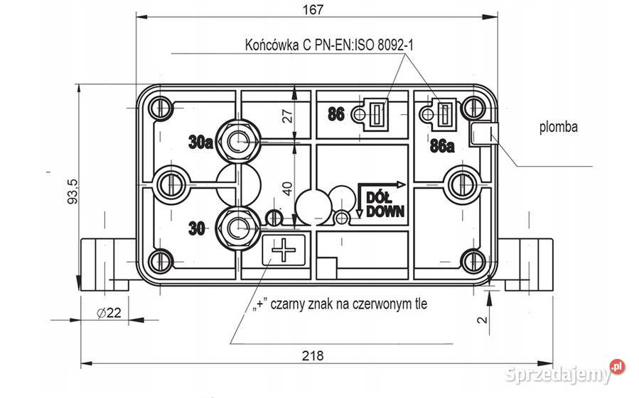 ODŁĄCZNIK IMPULSOWY AKUMULATORA 770 24V ciężarowe Zakrzew