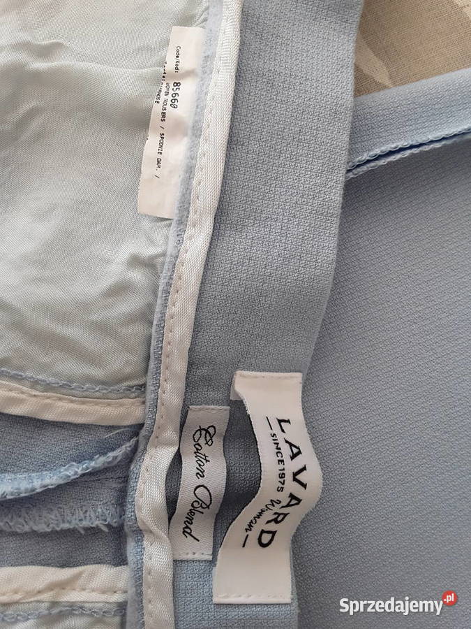 Błękitne spodnie rS Lavard CottonBlend Warszawa