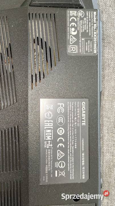 Laptop gamingowy Gigabyte 500