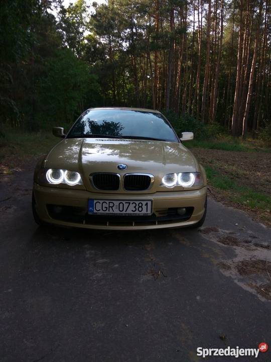 Złote BMW E46 Coupe LPG złoty kujawsko-pomorskie Grudziądz