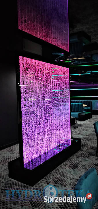 Mega efektowana ściana wodna bubble wall 200x210 mazowieckie Warszawa