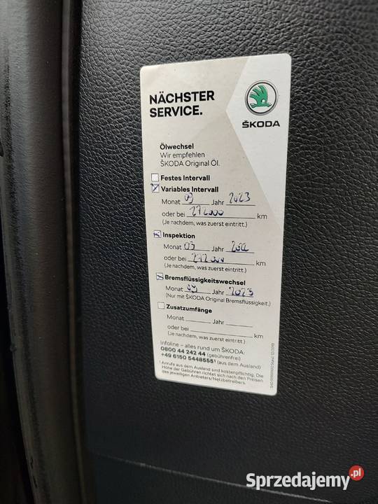 SKODA FABIA 12 BENZYNA czujnik deszczu Leszno