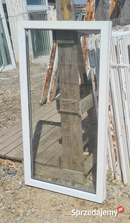 OKNA KacprzaK Witryna 70x132 FIX Używany PCV Okna ścienne Siedlce sprzedam