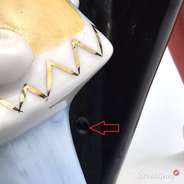 2 Klauny Art Deco Hanzly Jen Hollohaza Węgry Porcelana i szkło Pomiechówek sprzedam