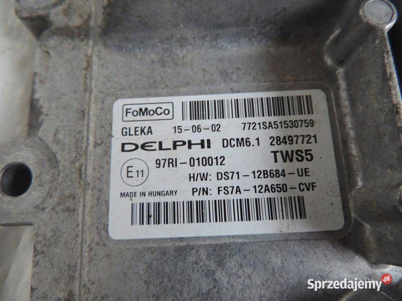 FORD MONDEO MK5 20 TDCI KOMPUTER STEROWNIK