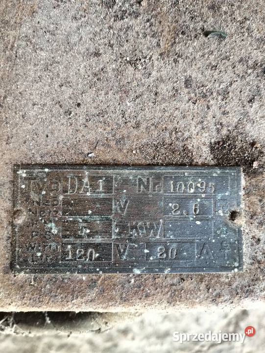 Stary niemiecki silnik elektryczny