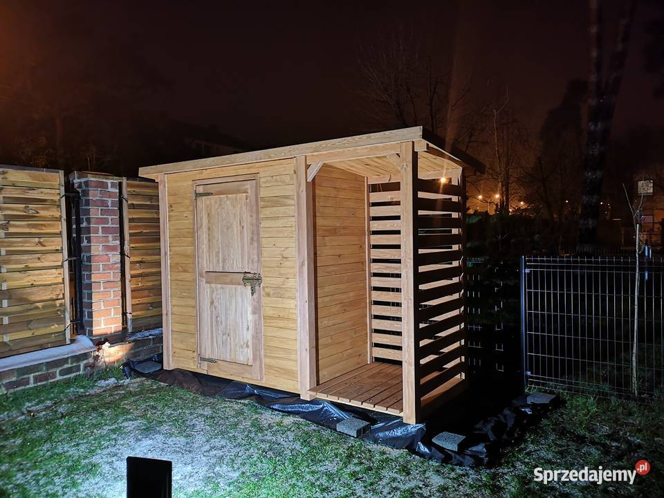Drewutnia 1 x 11m domek narzędziowy 2 x 11m Kalety