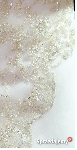 SUKNIA ŚLUBNA CLASSA C 627 ŚMIETANKA 3638 małopolskie Andrychów