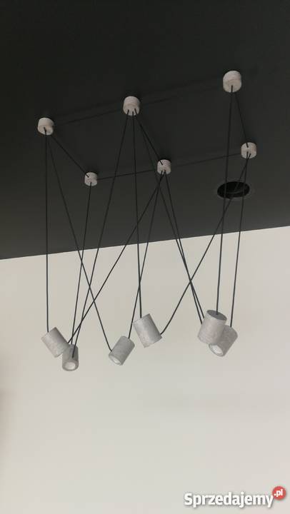 Designerska lampa wisząca AKIRA stół z BETONU Rzeszów