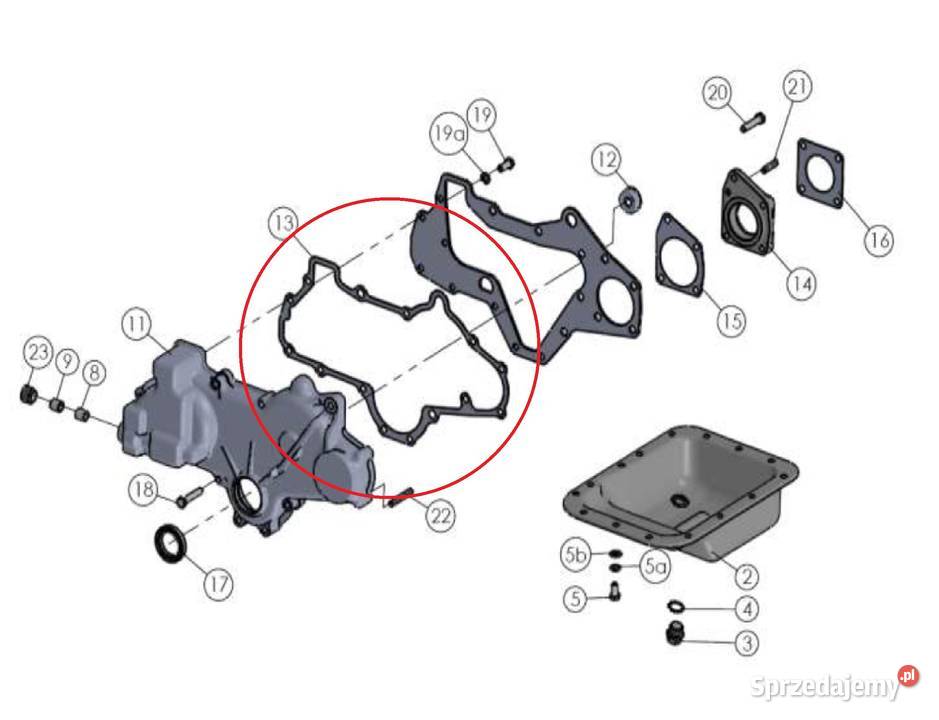Uszczelka obudowy skrzyni Mitsubishi V4C VST Tajęcina sprzedam