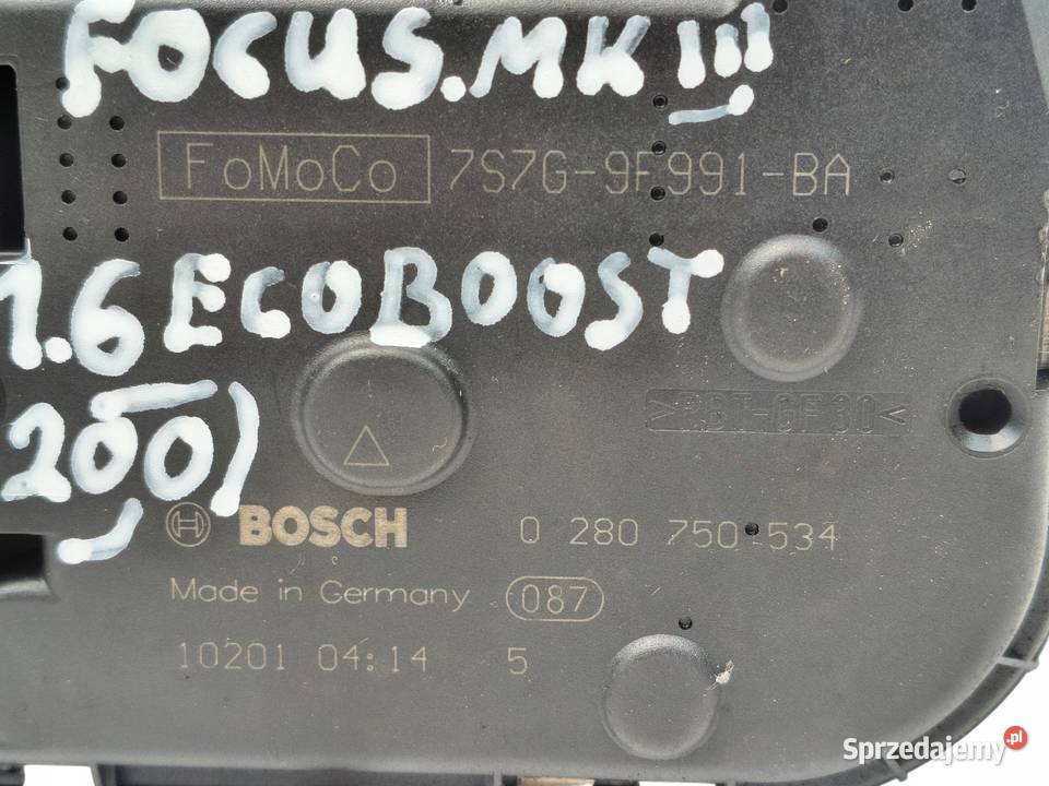 PRZEPUSTNICA FORD 16 ECOBOOST BOSCH 0280750534 Chełm