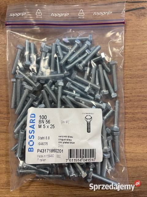 M5x25 Śruba kl 88 DIN 933