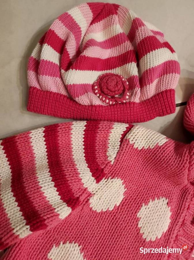 bawełniany sweterek z kapturem kurtka bluza dziewczynka świętokrzyskie sprzedam