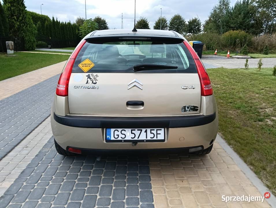 Citroen C4 16 GAZ 2005r Niski przebieg 1600cm3 Samochody osobowe Słupsk