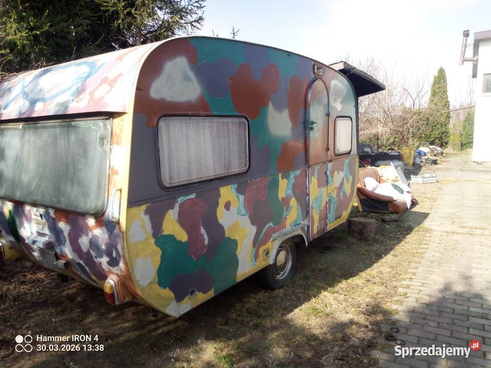 Przyczepa Kempingowa na działkę budowe Barciany
