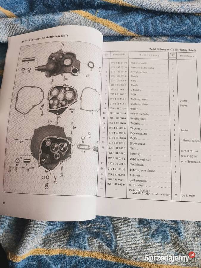 BMW R 75 Sahara Ersatzteilliste 1941 Lębork