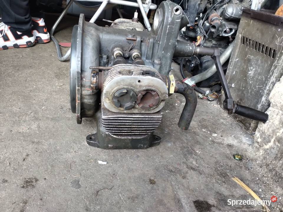 Silnik BMW boxer 1940 r antyk motocykl Strzelin