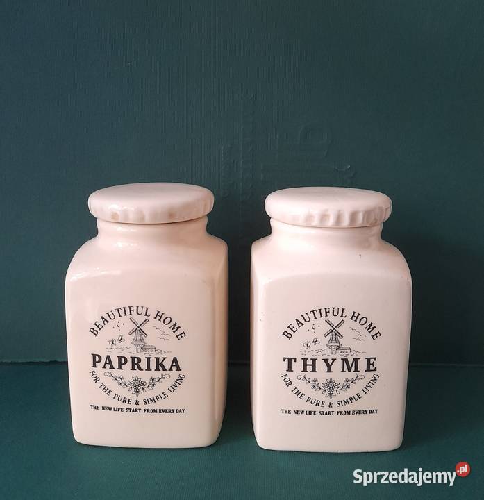 Pojemnik na Przyprawy Tymianek Papryka Thyme Gdańsk