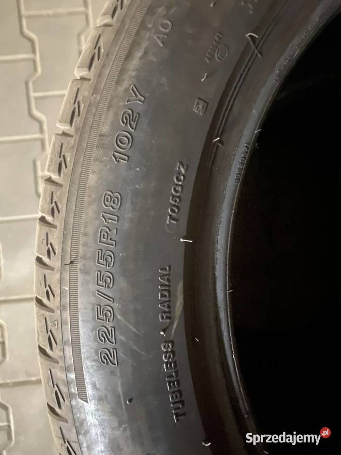 Komplet opon bridgestone turanza t005 22555 r18 Samochodowe Jabłonna