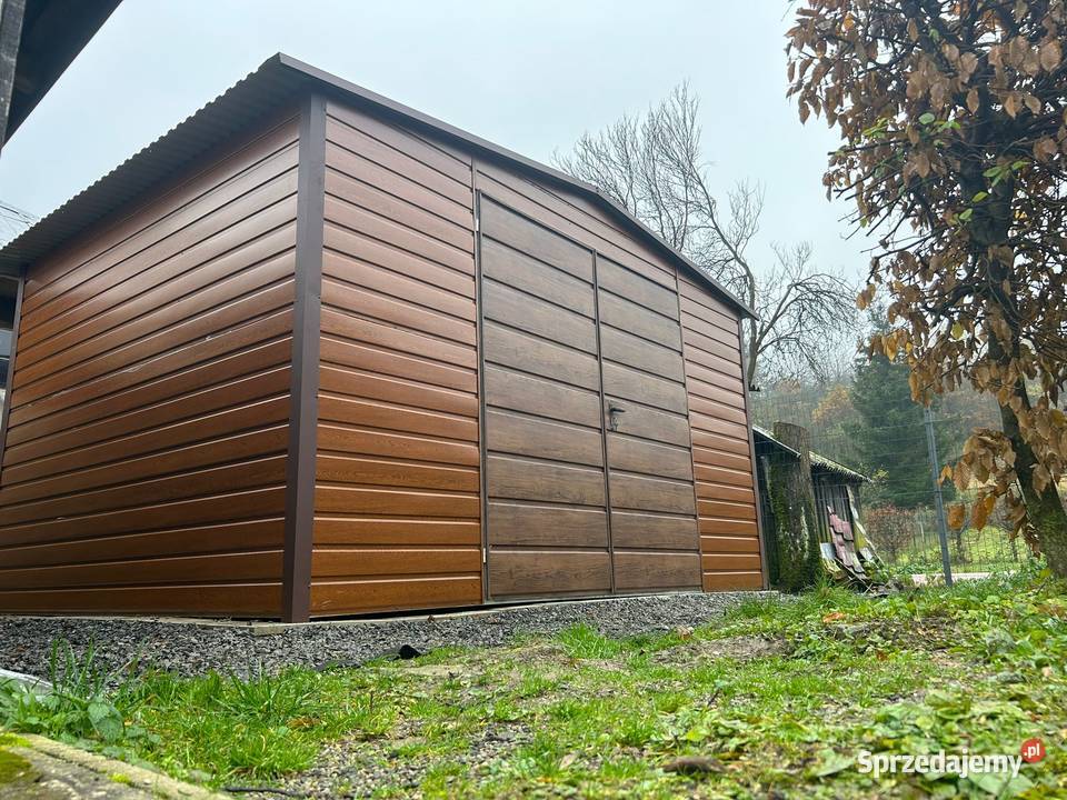 173 Garaż BLASZANYBlaszakSchowekDrewnopodobny samodzielny Garaże i miejsca postojowe Żyrardów