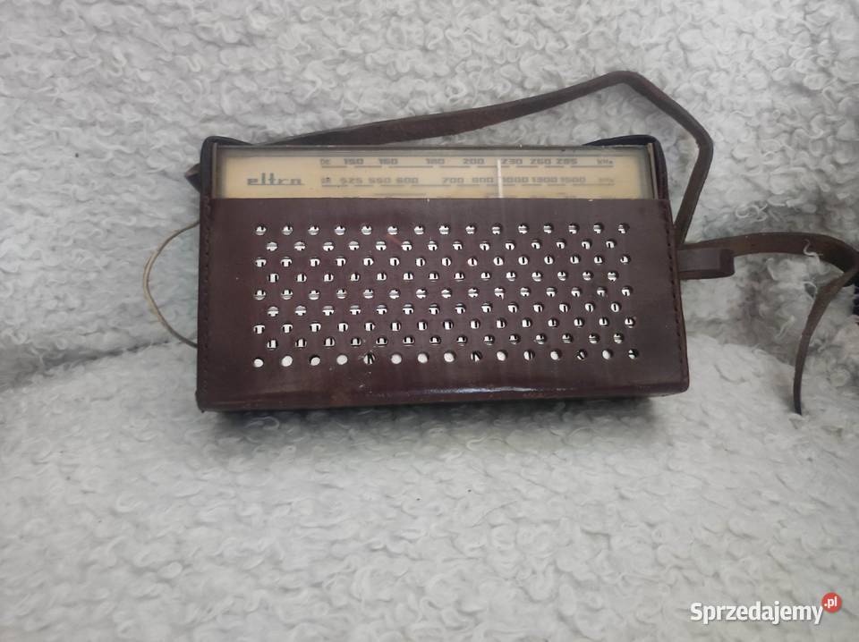 STARE RADIO ELTRA UNITRA KAMILA MOT6312 etui Antyki, Sztuka, Kolekcje Krotoszyn