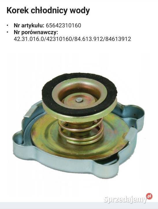 Korek chłodnicy c330 Aleksandrów Łódzki