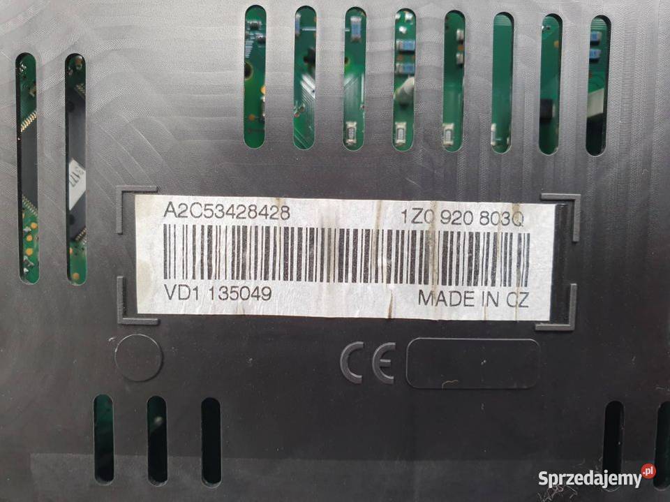 LICZNIK ZEGAR SKODA OCTAVIA II LIFT 1Z0920803Q kujawsko-pomorskie Lipno