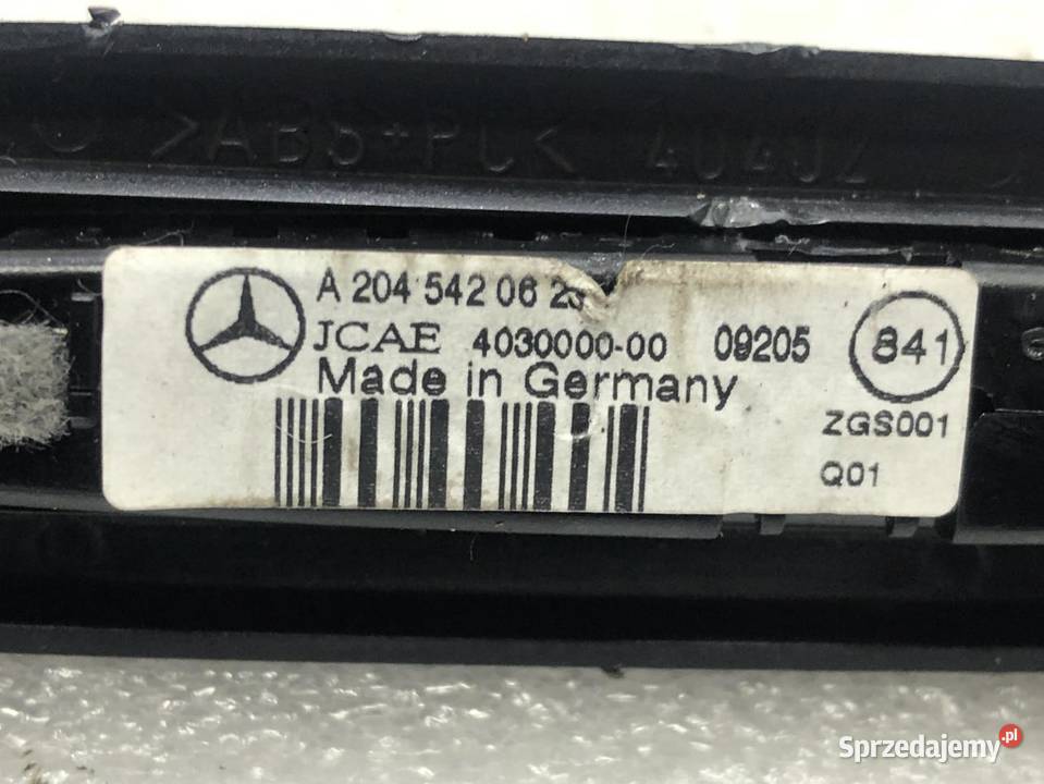WYŚWIETLACZ PDC MERCEDES W204 A2045420623