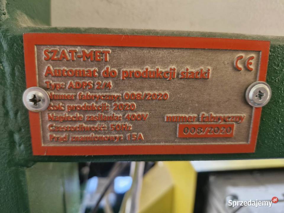 Automat do produkcji siatki ogrodzeniowej Bochnia sprzedam