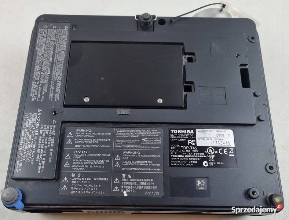 Projektor Toshiba TDPT4 DLP Sprawny Lampa 664H Warszawa