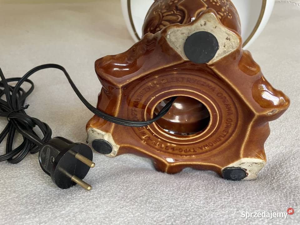Stara lampa PRL WZMPT G1 Wałbrzych sprawna Oświetlenie Kołobrzeg