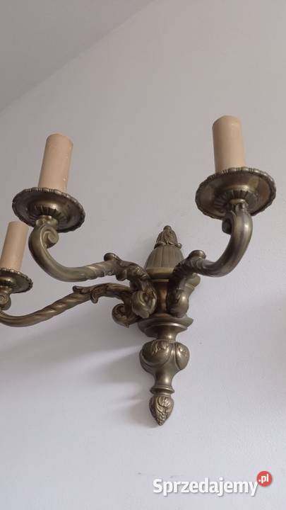 Stare mosiężne kinkiety klinkiety kujawsko-pomorskie