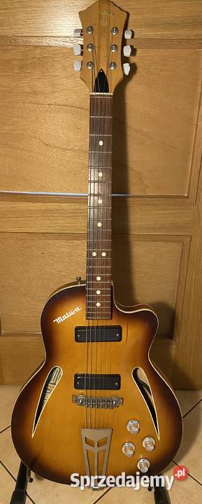 Gitara Defil Malwa lata 70 sprawna oryginalna Gitary i akcesoria Niechorze