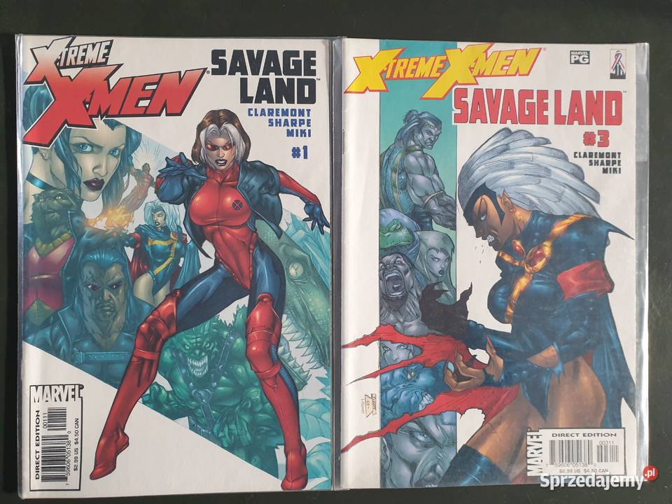 Xtreme XMen zestaw 6 komiksów Marvel USA Amerykańskie Gdynia sprzedam