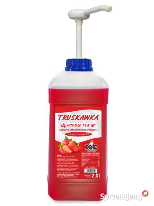 Syrop do Bubble Tea o smaku MALINA 2l 27 19 świętokrzyskie Sandomierz