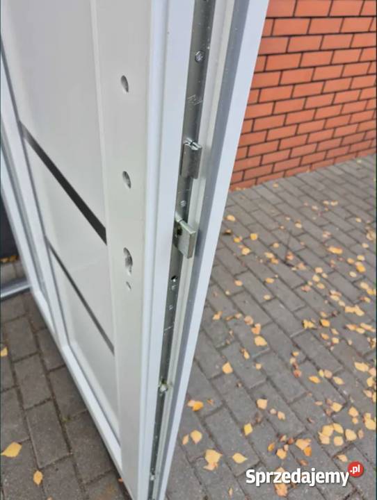 Drzwi 100x210 ozdobne nowe wzmacniane białe