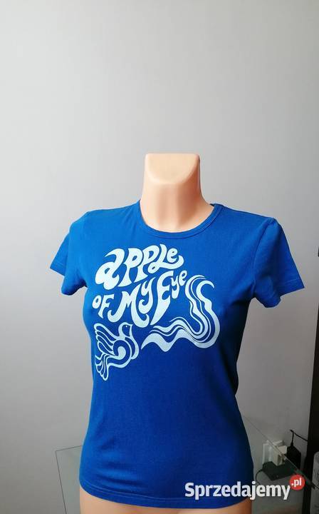 VERO MODA DAMSKI KOBALTOWY TSHIRT RS Łódź