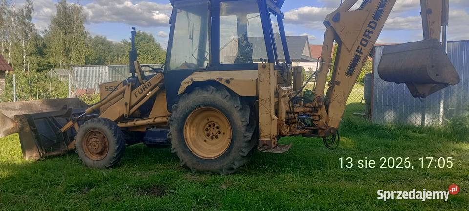 Koparko ładowarka Ford 555 4x4 Ełk sprzedam