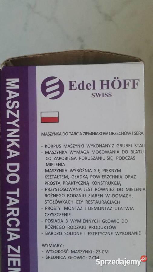 Maszynka do tarcia ziemniakow orzechow i sera Dom i Ogród