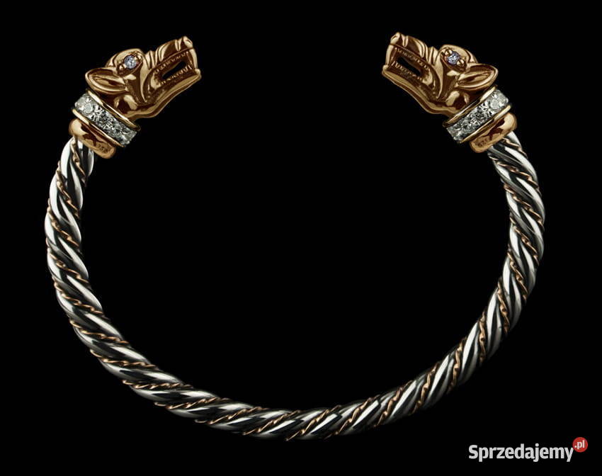 Złote bransolety TYVODAR Warszawa sprzedam