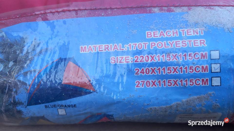 namiot plażowy parawan przeciwwiatrony Oświęcim