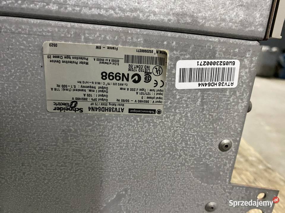 Falownik SCHNEIDER ALTIVAR 38 55kW ATV38HD64N4 łódzkie Głowno