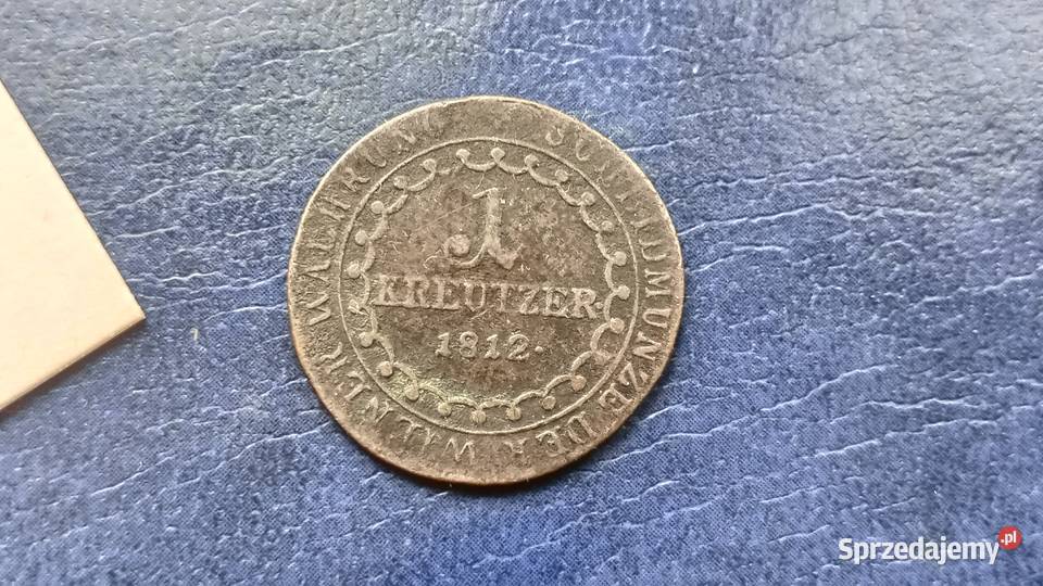 Stare monety 1 krajcar 1812 S Austria Lesko
