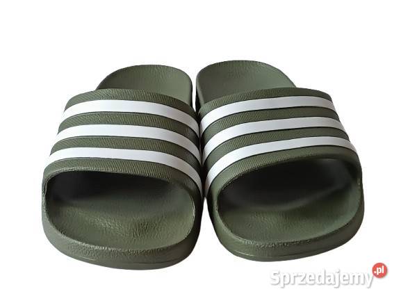 Klapki damskie oliwkowe Adidas Adilette Aqua 255 podkarpackie