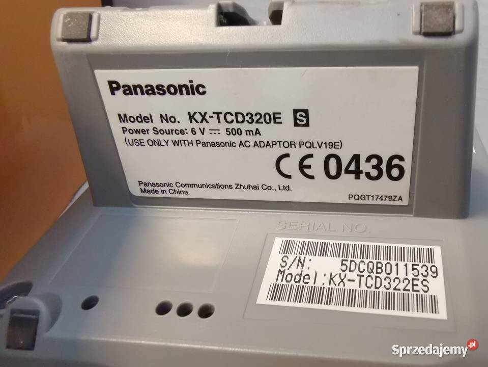 Panasonic KXTCD322 kolorowy ekran DECT telefon