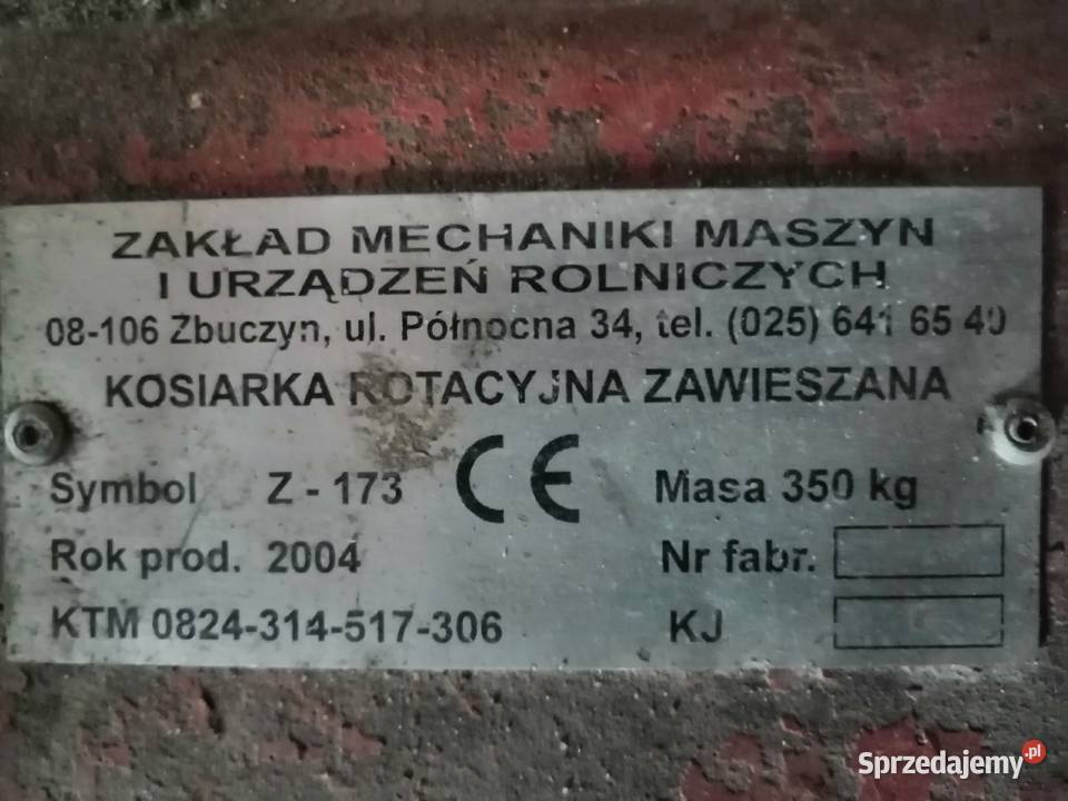 Kosiarka rotacyjna z173 sprzedam