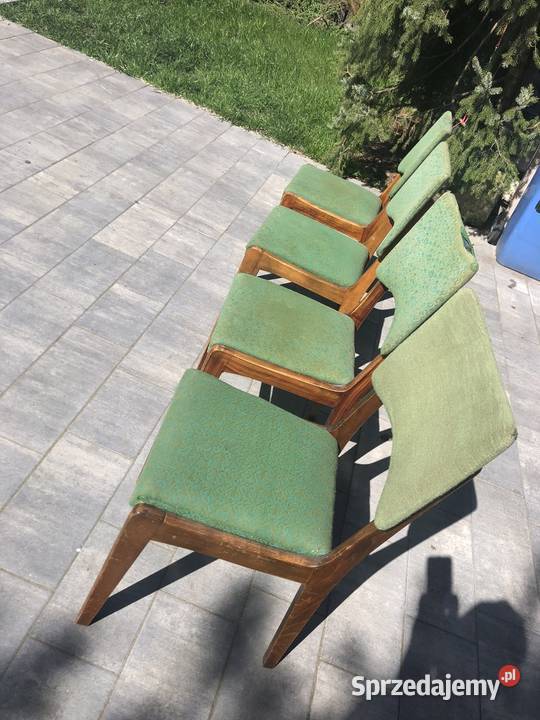 Krzesła PRL Motylek typ 296 4 sztuki stare Warszawa