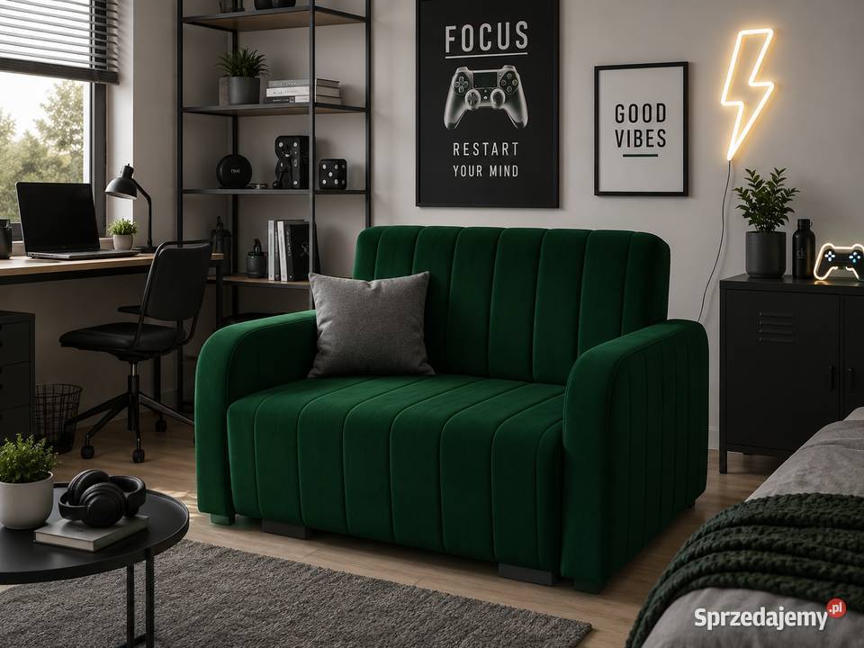 Sofa dwuosobowa rozkładana z funkcją spania Szamotuły