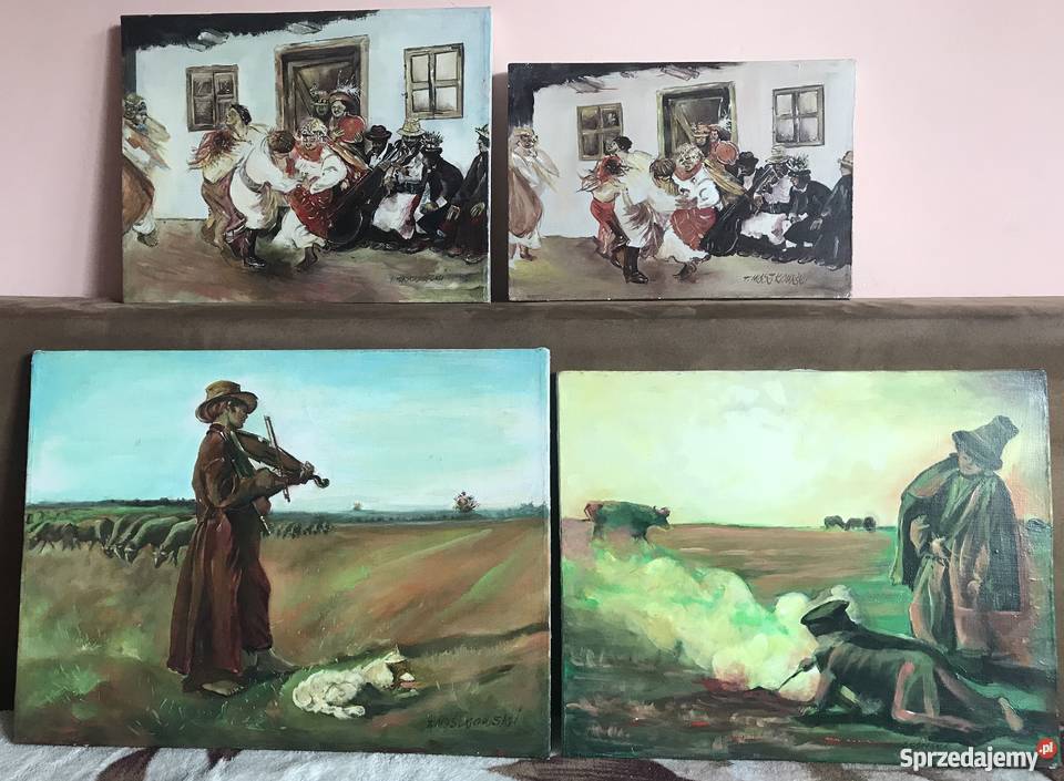 Obrazy ręcznie malowane na płótnie mazowieckie Legionowo