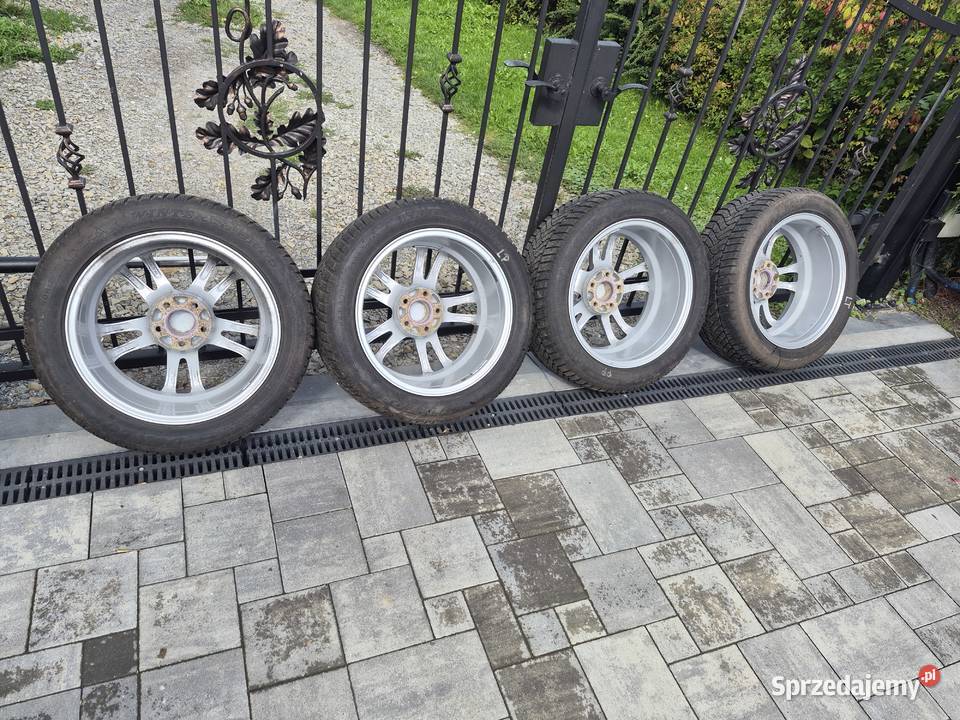 Felgi 17 5x112 z oponami zimowymi dunlop Wielopole Skrzyńskie